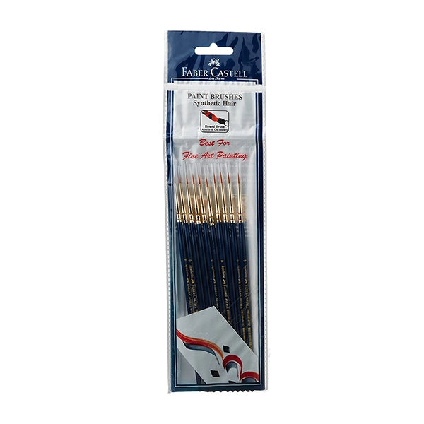 FC-Paint Brush - Synth Hair Round Size 00 Pack10 (1)
